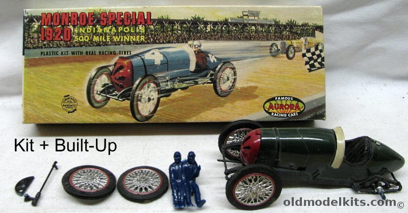 Aurora 1/30 1920 Monroe Special Indianapolis 500 Winner - Kit and Built-Up, 521-79 plastic model kit